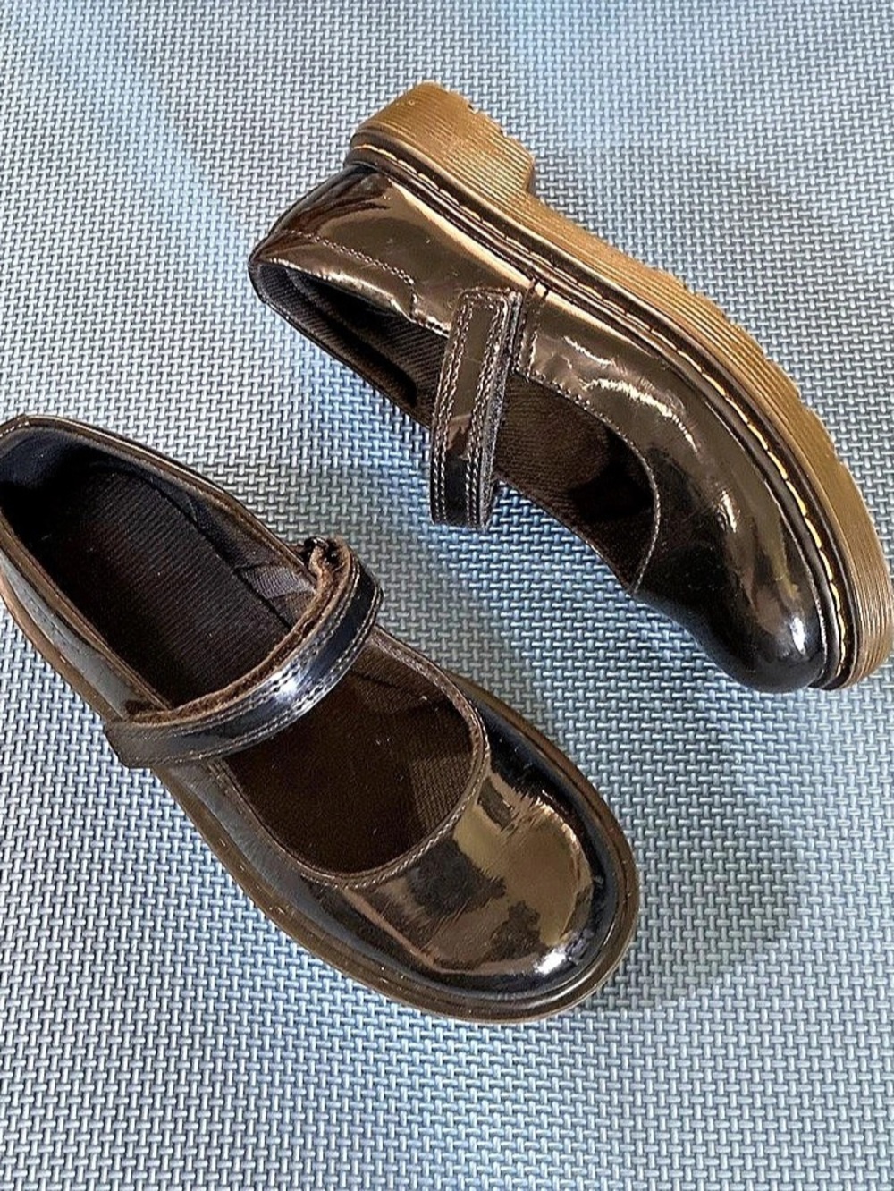 Dr. Martens Maccy Patent Leather Mary Jane Shoes Black